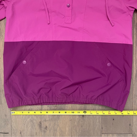 NWOT Columbia Pink Purple Pullover Lightweight Rain Jacket Windbreaker with Hood - Picture 7 of 8